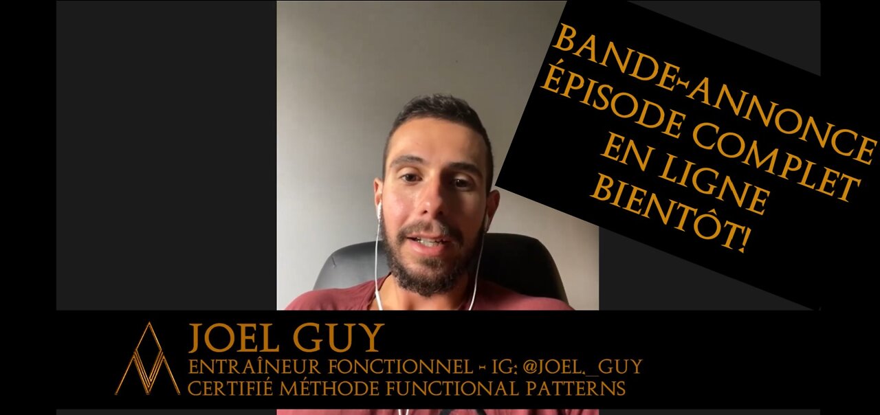 DLFDY014 | Repenser le poids santé? avec Joël Guy, entraîneur Functional Patterns - Bande-Annonce