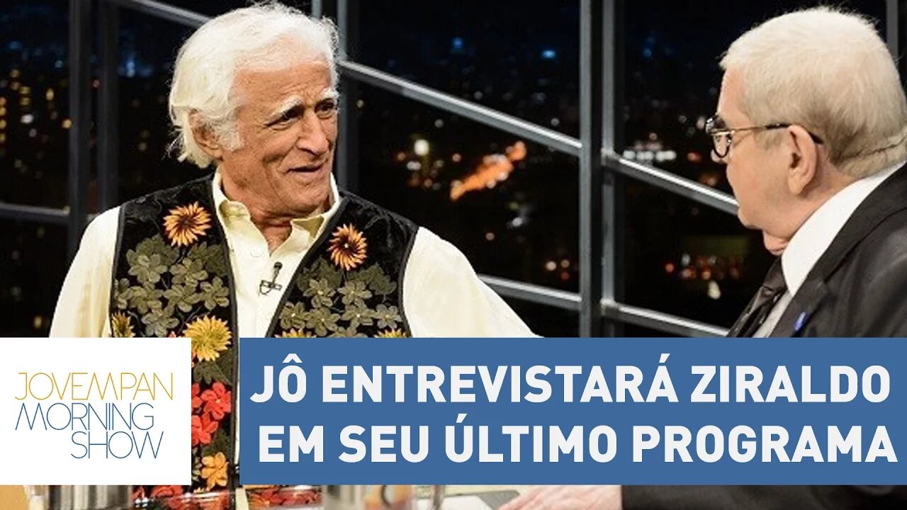 Jô Soares entrevistará Ziraldo em seu último programa | Morning Show