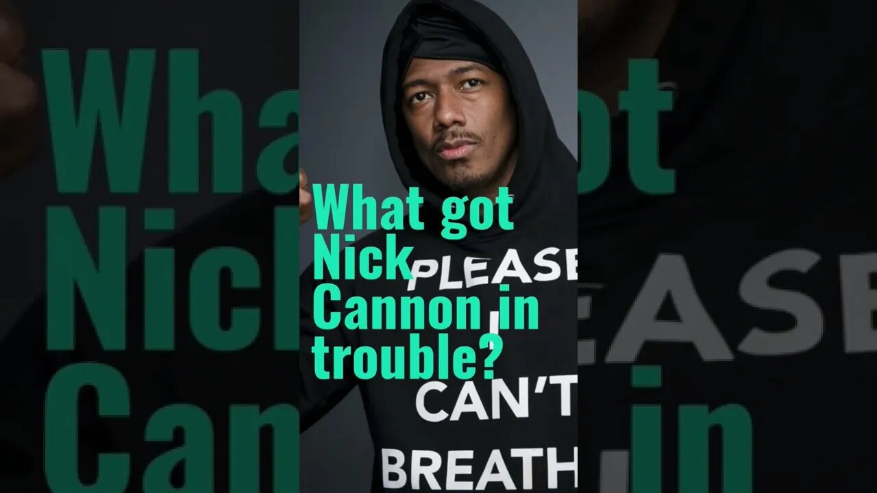 What Got Nick Cannon Fired? Check out my podcast!