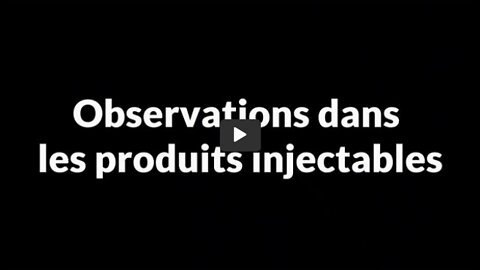Flash spécial ! Observation au microscope du produit injecta
