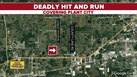 Pedestrian killed in Plant City hit-and-run, police searching for suspect