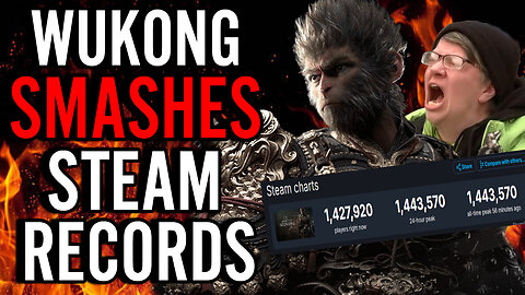 Media ATTACKS On Black Myth Wukong FAILED!! This Game Is DESTROYING Steam Records!!