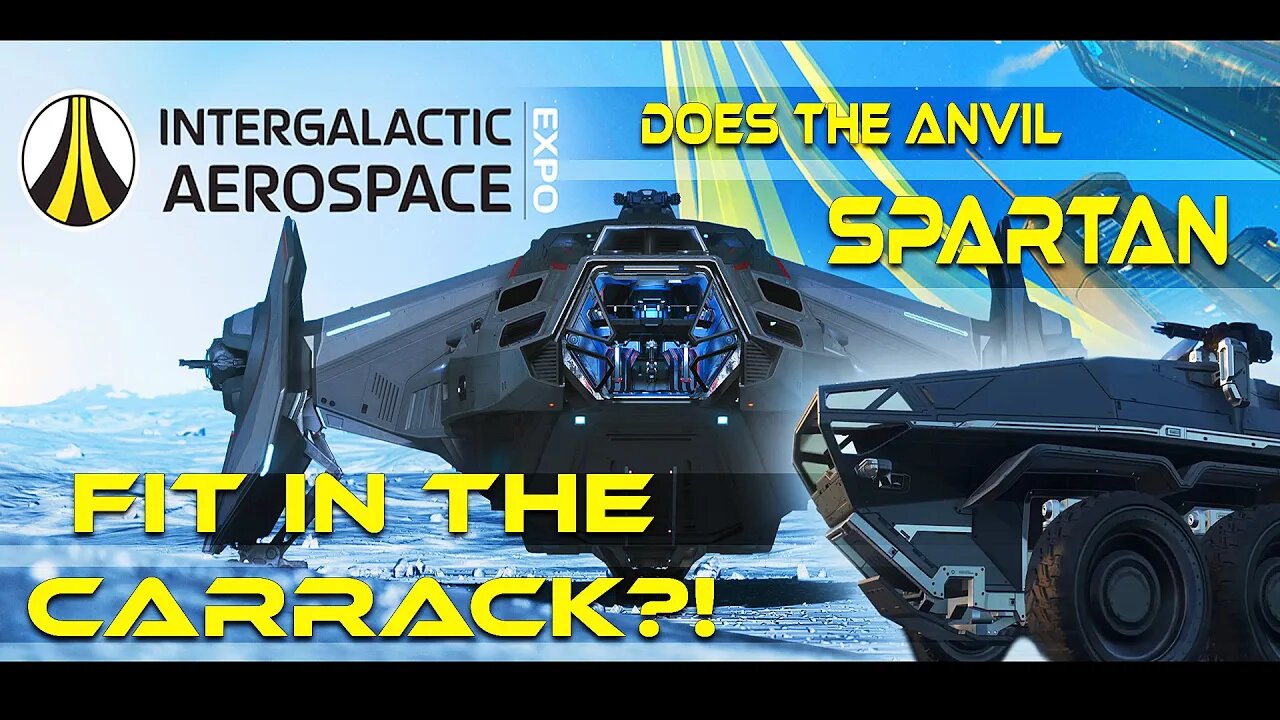 STAR CITIZEN IAE ANVIL SPARTAN INSIDE THE CARRACK?!