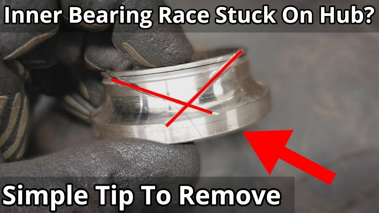 Inner Wheel Bearing Race Removal EASY With NO Special Tools!!