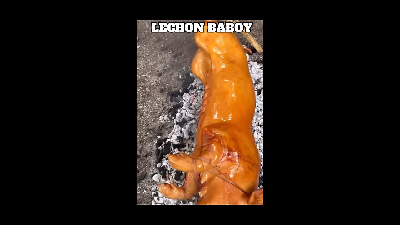 Filipino Tradional Food ( Lechon Baboy )