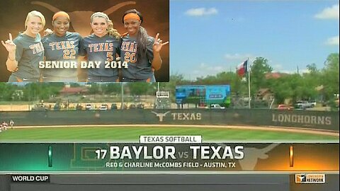 2014 Softball - BAY @ TX (Game 3) [TX Senior Day]