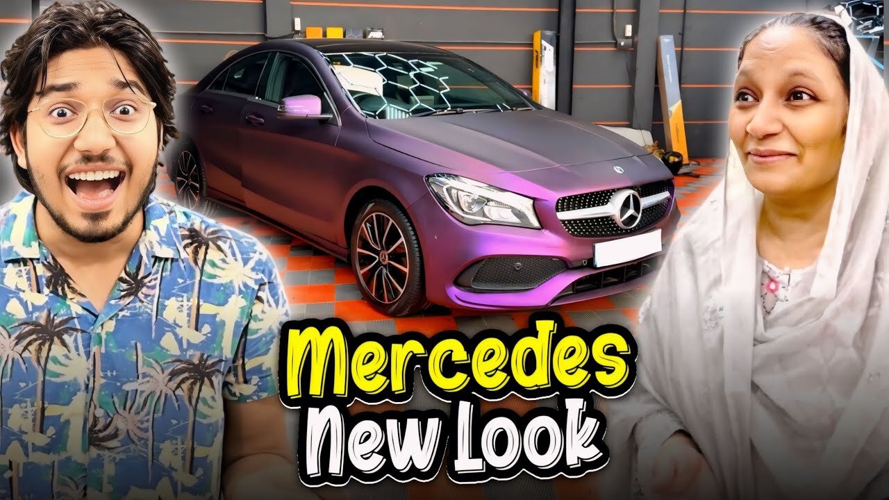 Mercedes Ki New Look 😍 | Mama Ki Pasand Ka Color