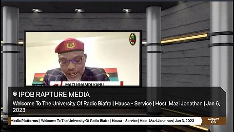 Welcome To The University Of Radio Biafra | Hausa - Service | Host: Mazi Jonathan | Jan 6, 2023