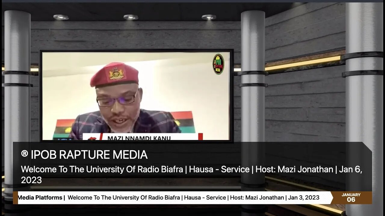 Welcome To The University Of Radio Biafra | Hausa - Service | Host: Mazi Jonathan | Jan 6, 2023