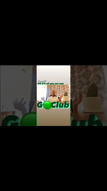 The 99.9% of you are not Green Club #viralpotentialalert #mustwatch