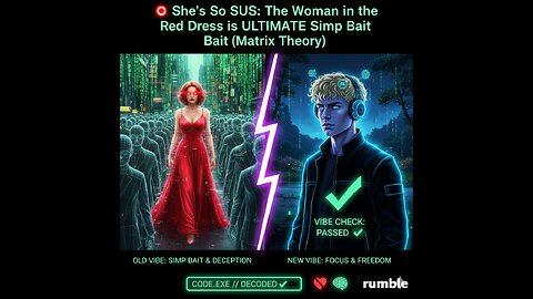 She's So SUS: The Woman in the Red Dress is the ULTIMATE Simp Bait (Matrix Theory)