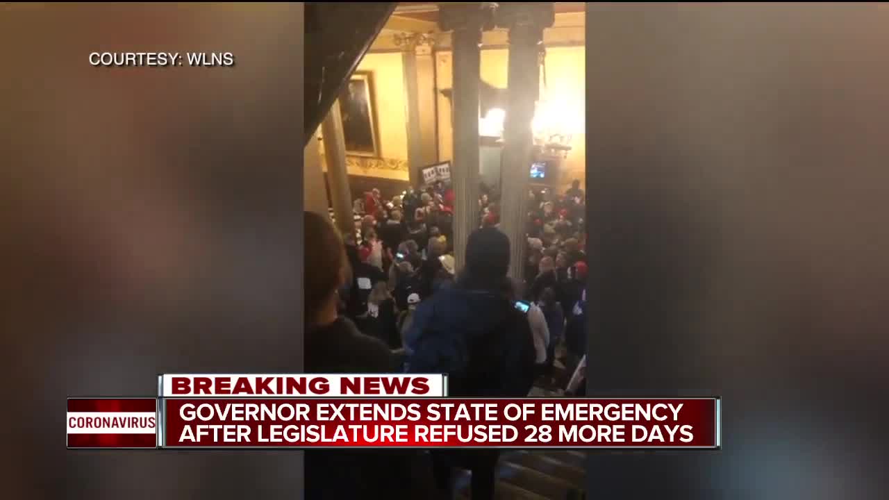 Governor extends state of emergency after legislature refused 28 more days