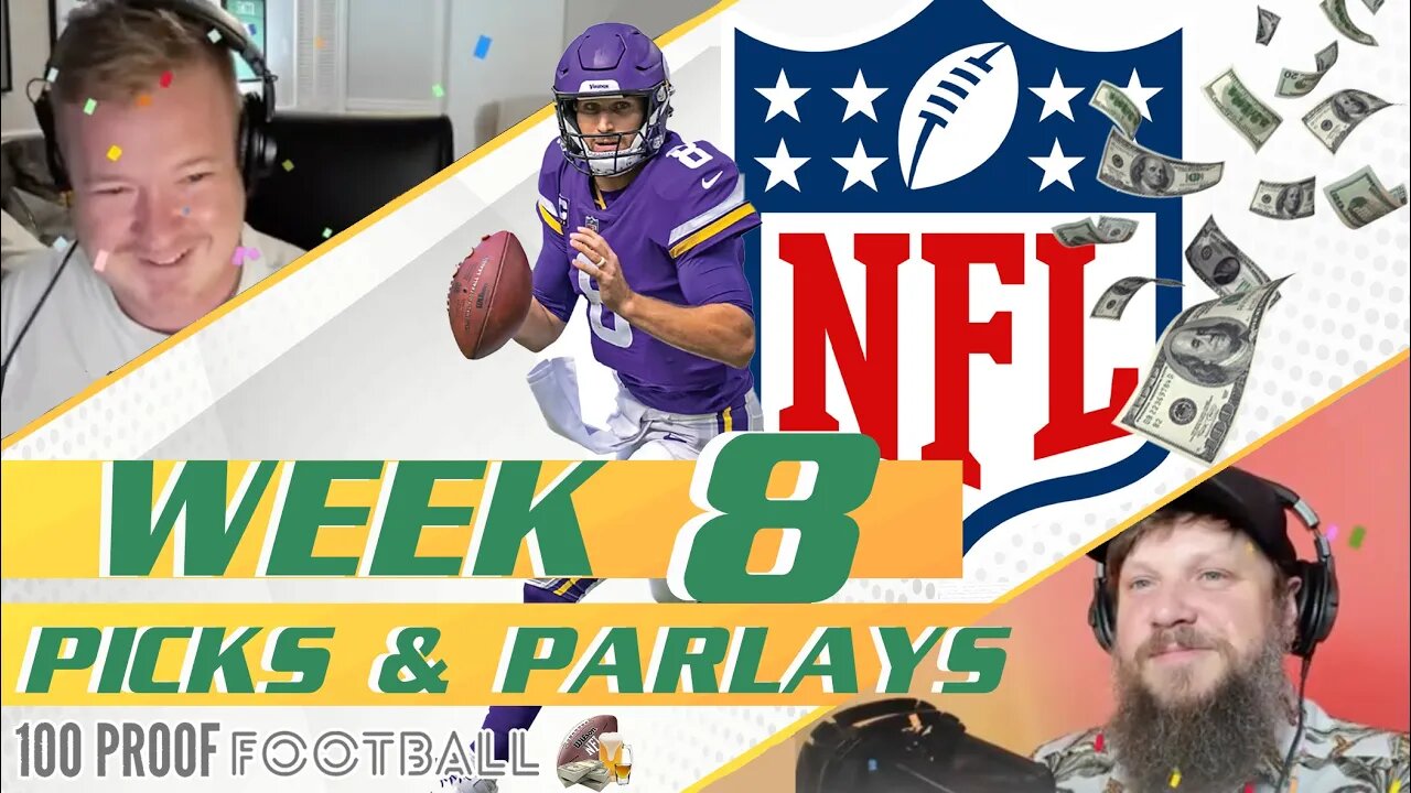 WEEK NFL 8 PICKS AND WAGERS!!!