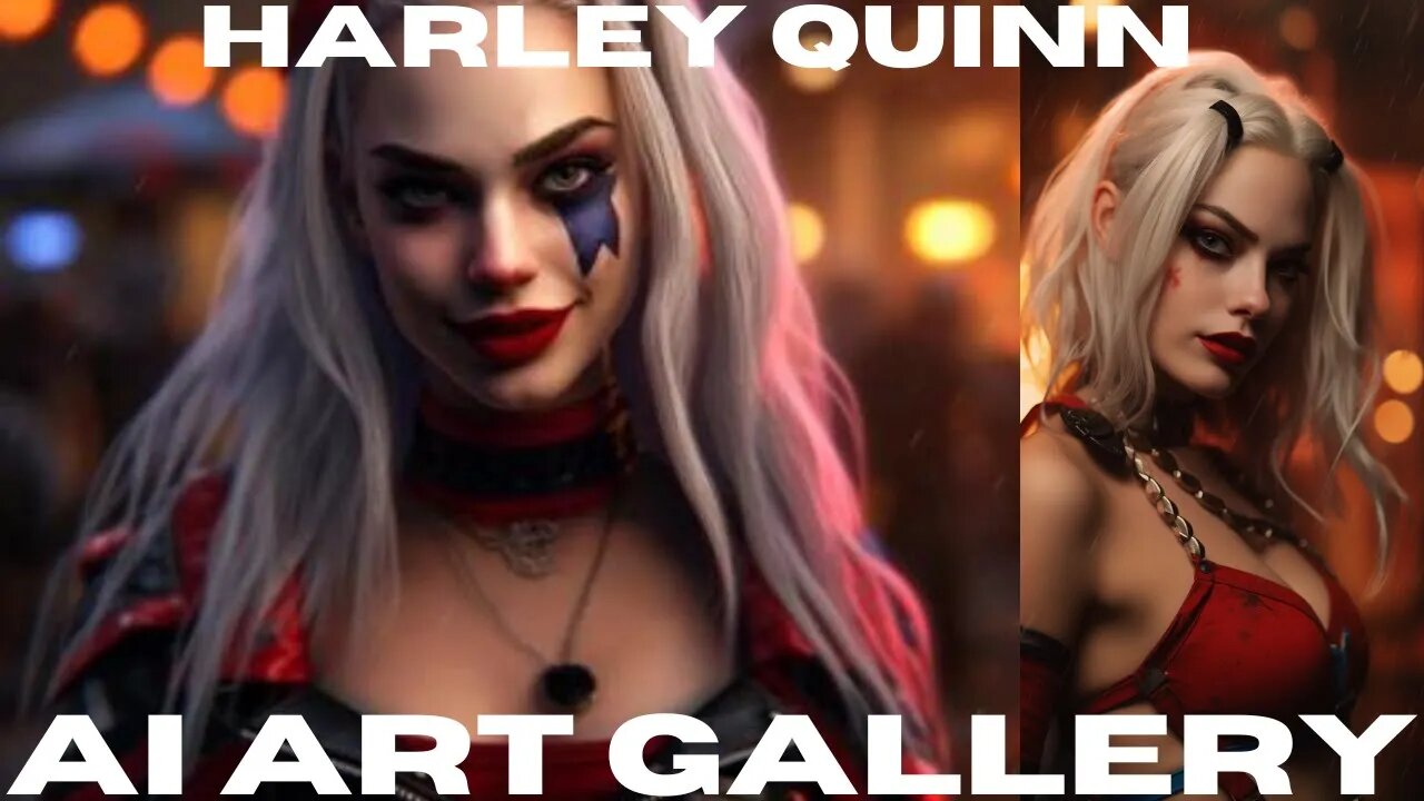 Harley Quinn Ai Art Gallery #harleyquinn #dc #midjourney