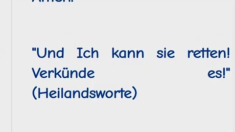 STELLVERTRETEND REUE ERWECKEN FÜR ALLE STERBENDEN