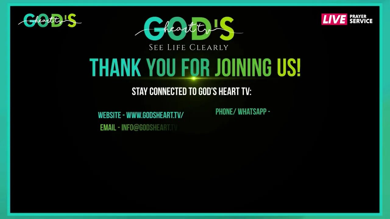 GODS' HEART TV LIVE PRAYER SERVICE!!! | (October 7 2023)