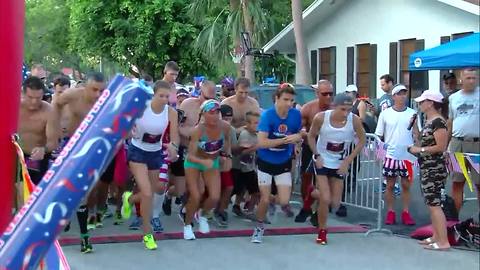 Race underway in Tequesta to benefit Gold Star families