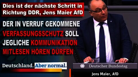 Dies ist der nächste Schritt in Richtung DDR, Jens Maier AfD