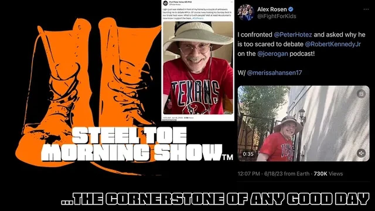 Alex Rosen Confronts Peter Hotez at His Home About Joe Rogan