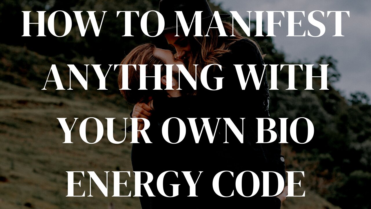 HOW TO MANIFEST ANYTHING YOU WANT WITH YOUR OWN BIO ENERGY CODE.. (ANYONE CAN DO THIS)!