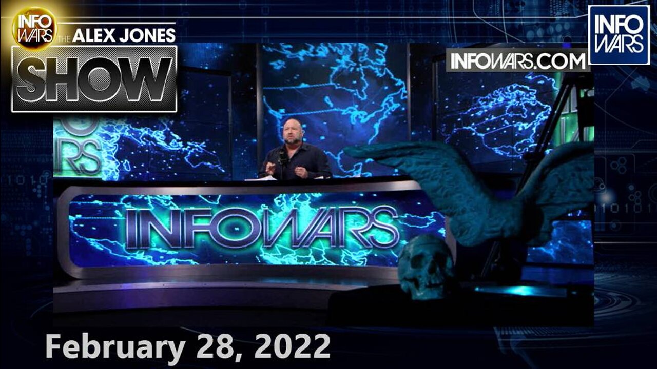 Escalating War In Ukraine, Big Pharma Quietly Admits Covid-19 Was Made In A Lab - ALEX JONES 2/28/22