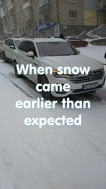 Joke. Winter Car crash