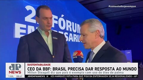 Presidente da BBF analisa sustentabilidade do Brasil: “Precisamos dar resposta ao mundo”