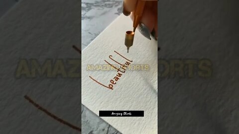 Amazing Calligraphy 🔥Amazing Beautiful You🔥#shorts #short #shortvideo