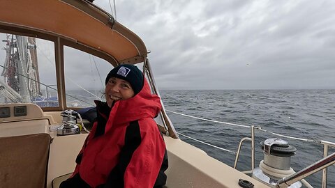 Sailing from Michipicoten Island to Otter Cove on Lake Superior