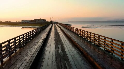 A Wooden Bridge Built Above Water