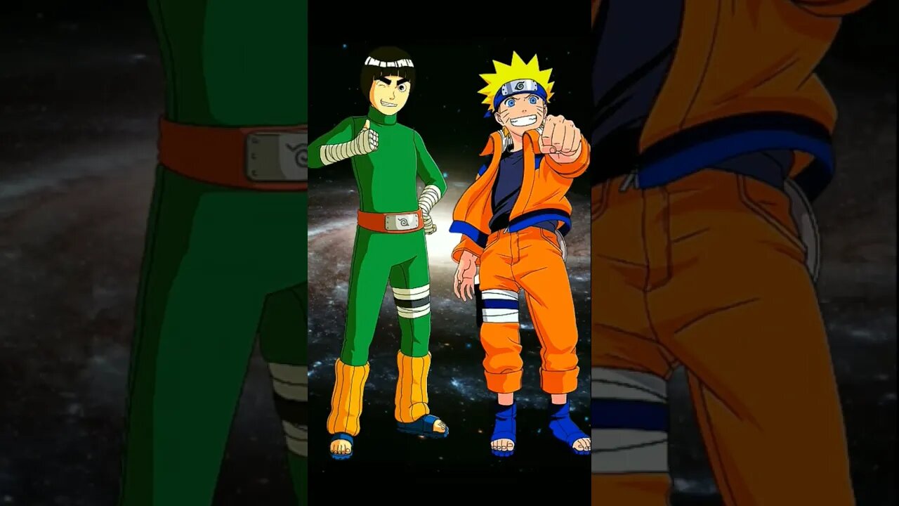 WHO IS STRONGEST?? Naruto VS Rock Lee.#shorts