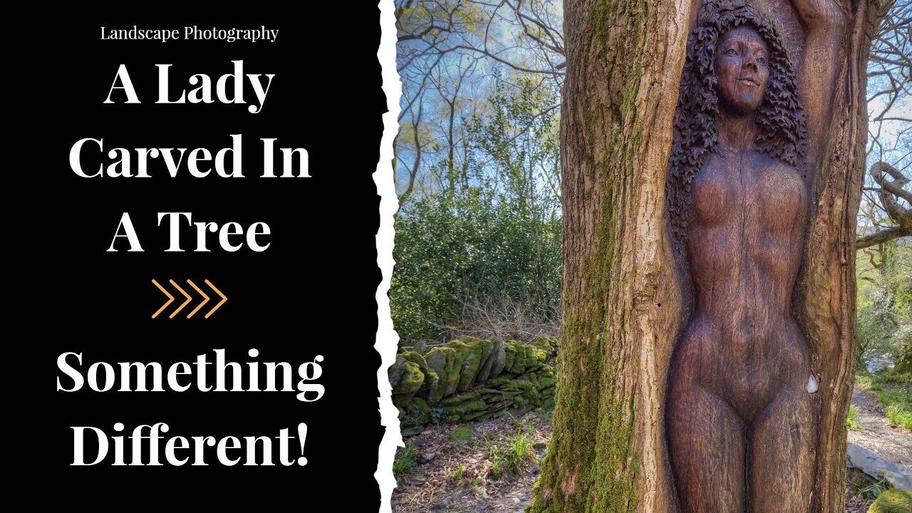 A lady Carved Into A Tree...Something Different (2021)