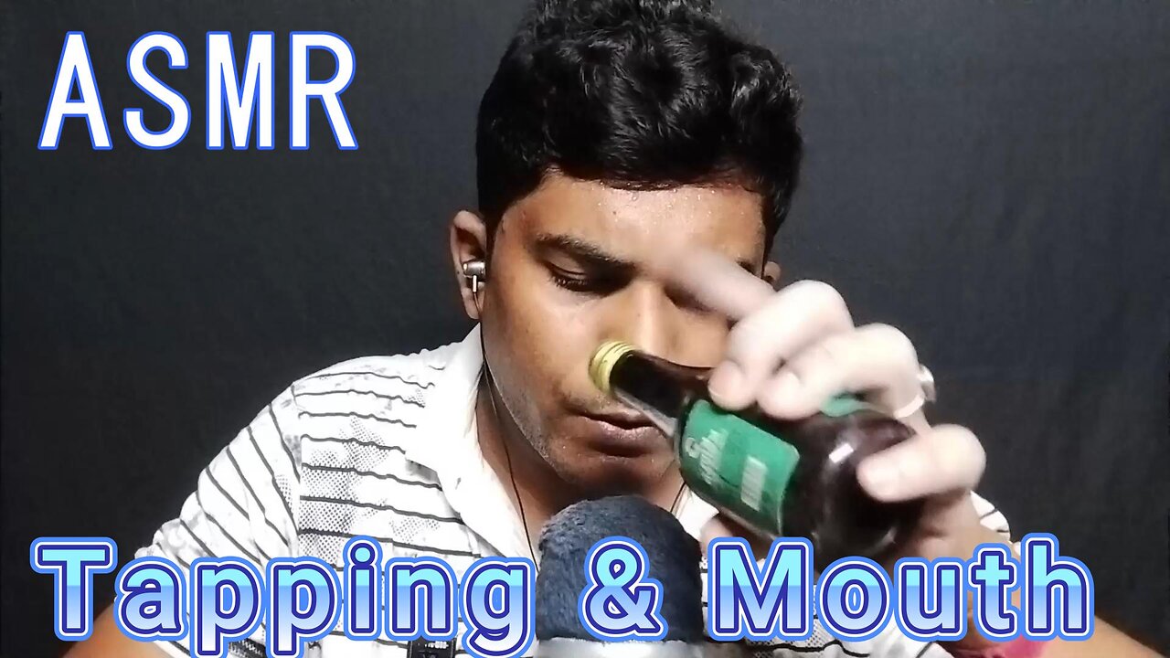 asmr tapping and mouth sounds to sleep