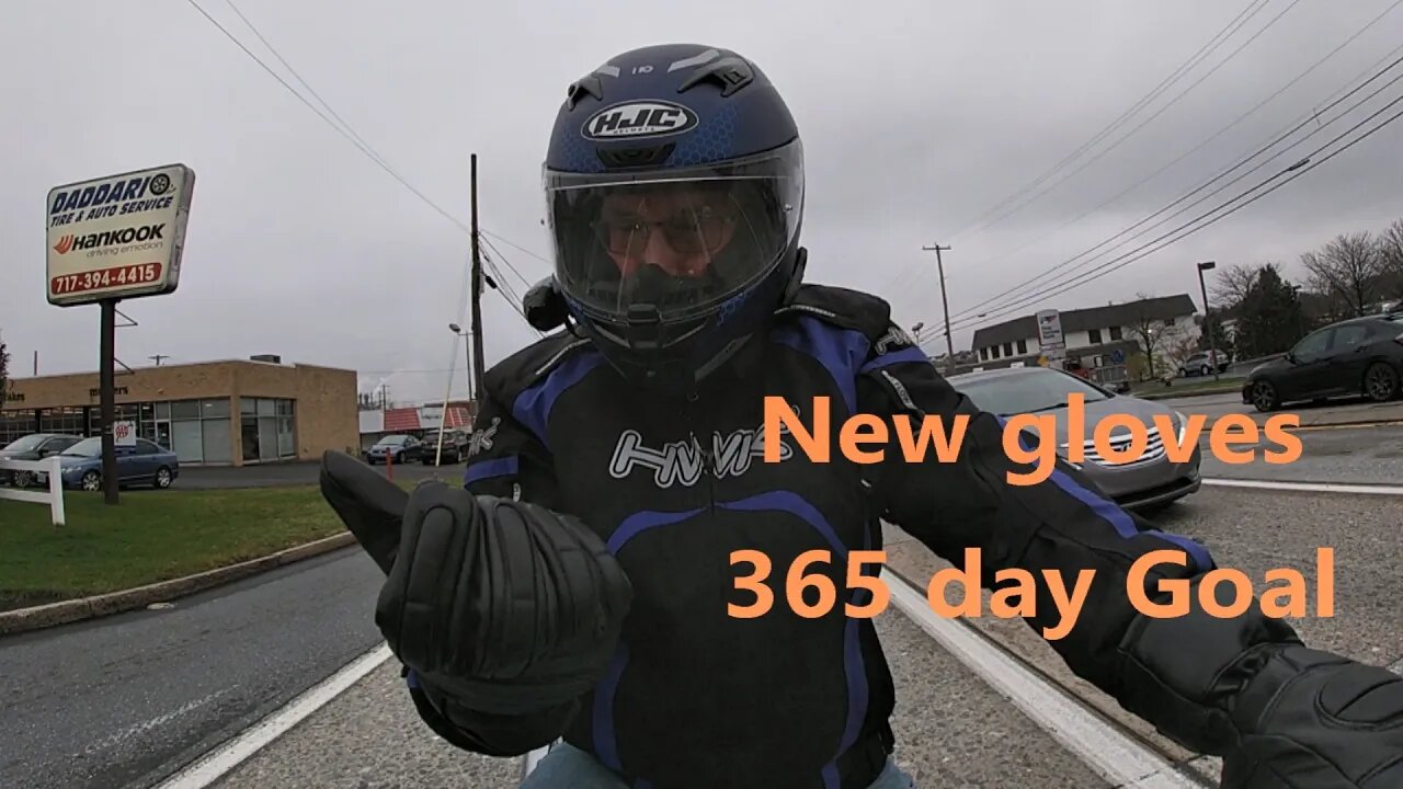 365 day motorcycle riding challenge, Birthday gift, and going to Lancaster to renew carry permit