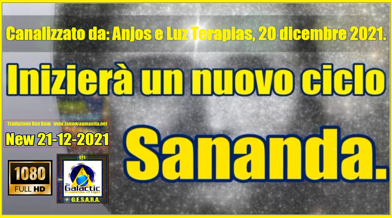 Sananda.Inizierà un nuovo ciclo.
