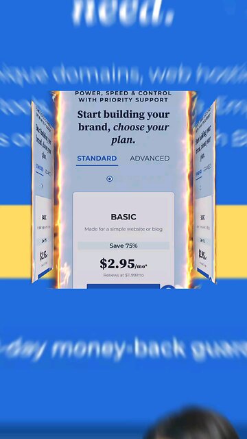 75% off when you purchase hosting from Bluehost.