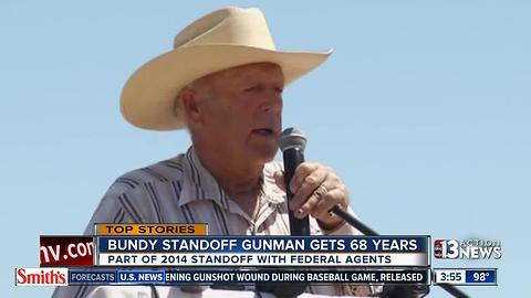 Bundy standoff gunman gets 68 years