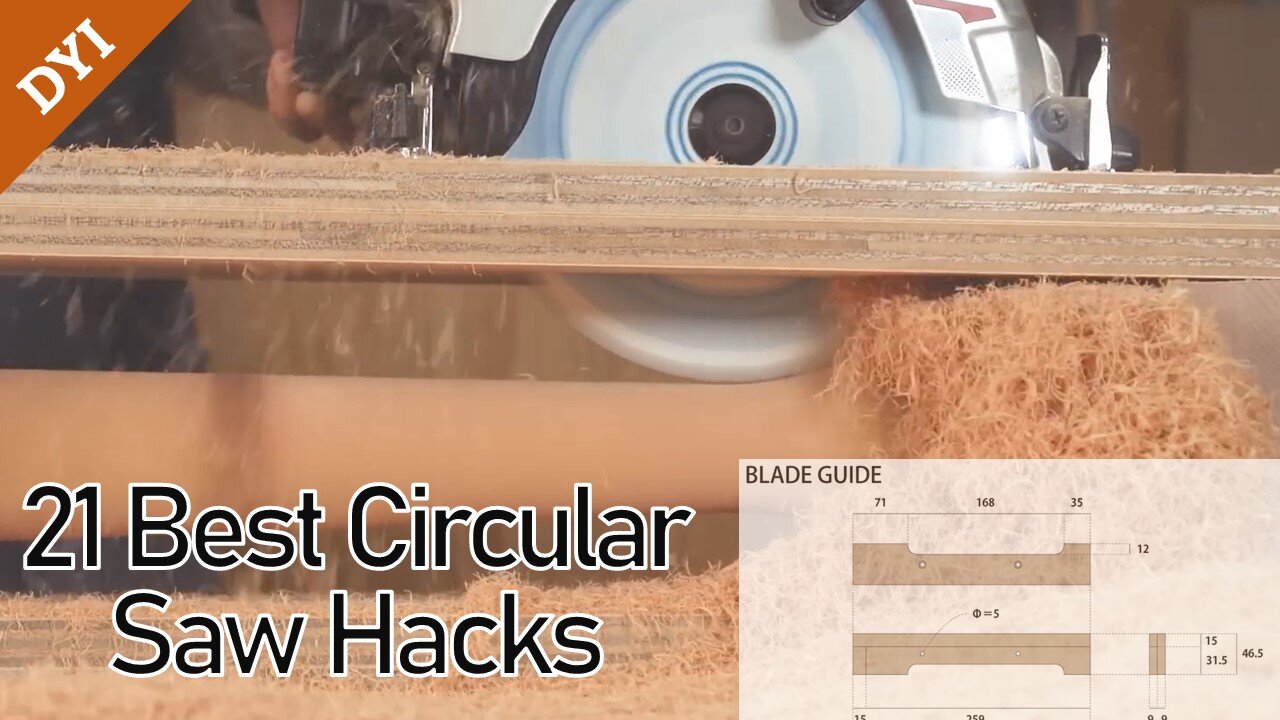 21 Best Circular Saw Hacks _ Japanese Woodworking - Blueprint include