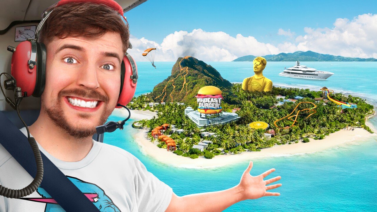 I Gave My 100,000,000th Subscriber An Island #mr.Beast