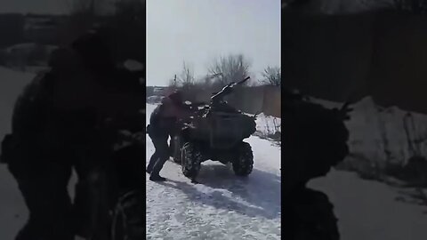 ВДВ 🇷🇺 Russian paratrooper on ATVs fire from AGS and move quickly 🇷🇺