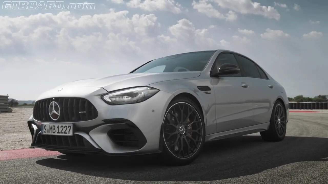 World Premiere Mercedes C63S AMG E-Performance Sedan brutal 4-cylinder powerhouse