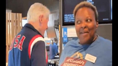 See It Bill Clinton Mistaken for Biden During McDonald’s Stop