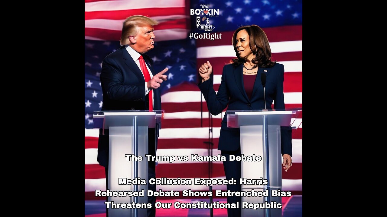 Trump vs Harris Debate as Media Collusion is Exposed