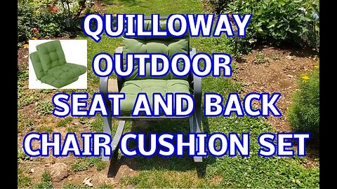 Qilloway Outdoor Chair Cushion Set - Measure first