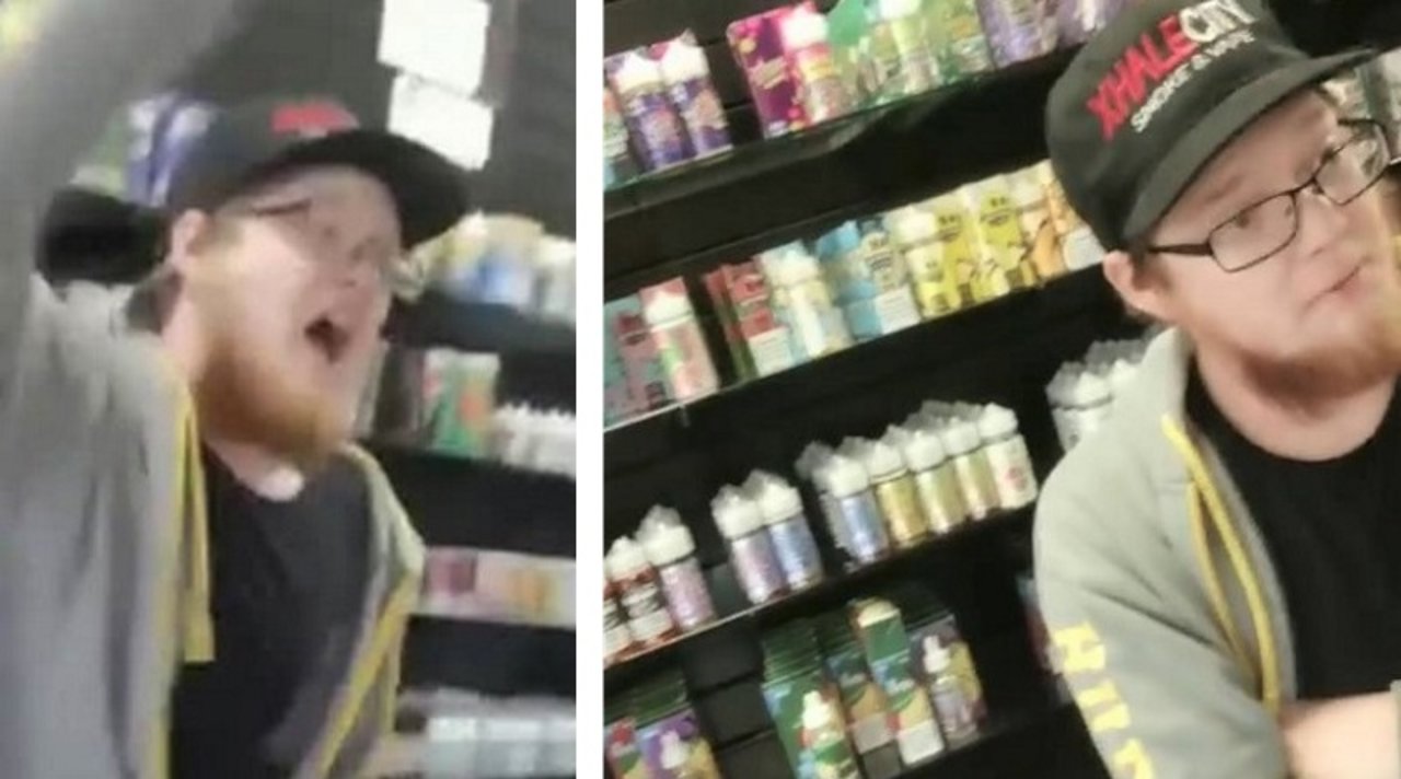 Vape shop worker fired after profane rant at Trump supporter