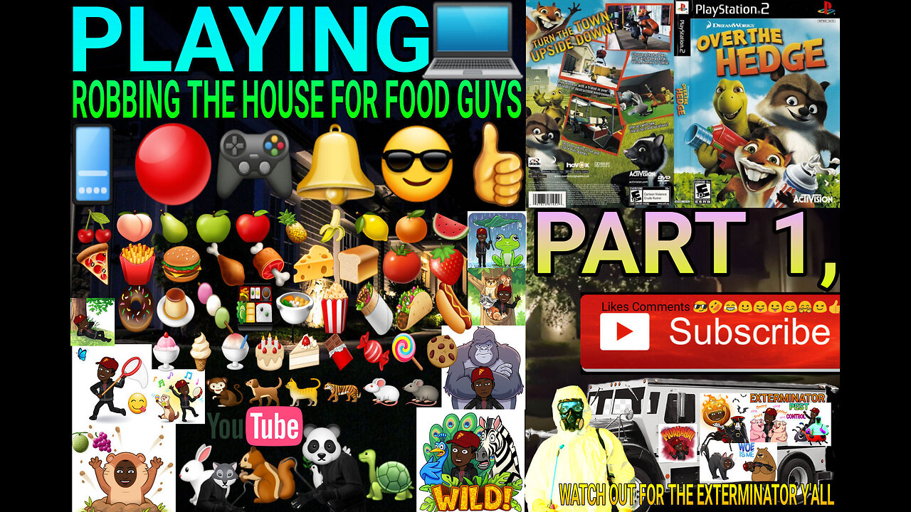 📱🔴🦌🎮PLAYING🍕🐀OVER🍔🦡THE🥓🐒HEDGE🥕🚗PS2🍗🚙PART 1,🔔😎👍💯ROBBING🦝🚚THE🌲HOUSE🌴FOR🐢FOOD🐿GUYS🐇