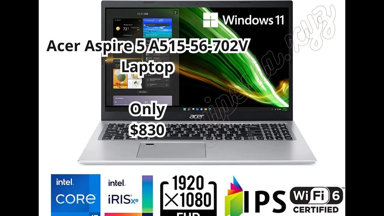 The Aspire 5 A515-56-702V Notebook: A Powerful and Affordable Option for Professionals