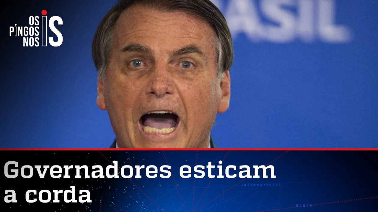 Bolsonaro critica governadores e fala em "novo grito de independência"