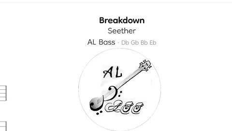 Seether - Breakdown (Bass TAB)