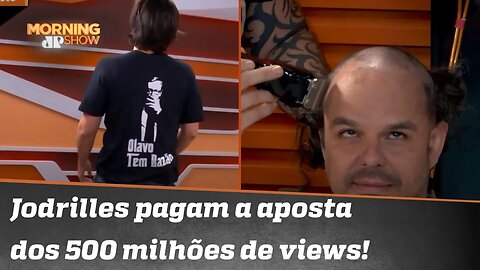 Joel veste Olavo de Carvalho e Adrilles fica careca!